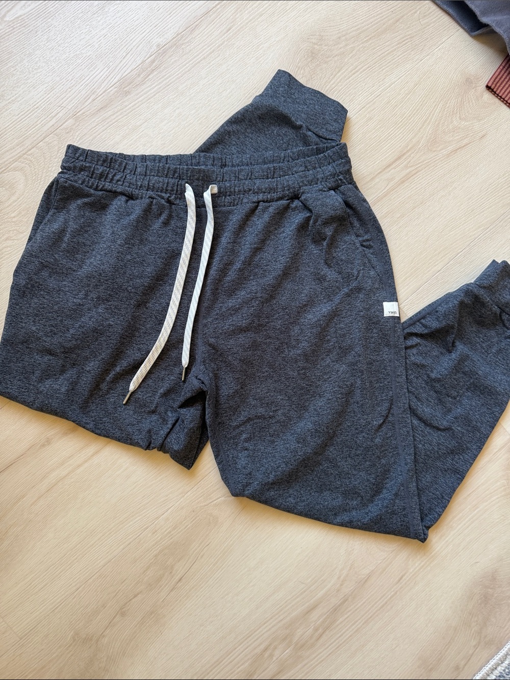 Vuori Charcoal Gray Drawstring Jogger Pants